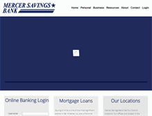 Tablet Screenshot of mercersavings.com